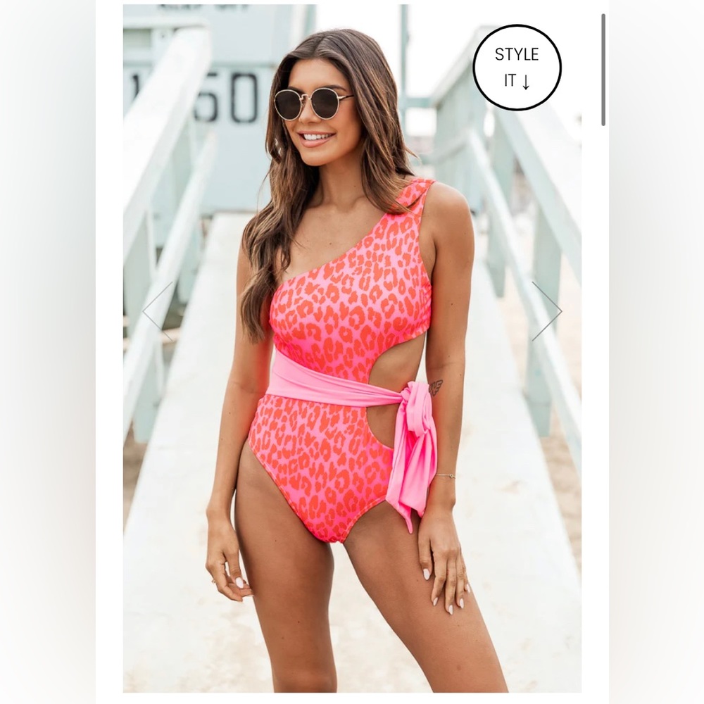 Pink Lily one piece
